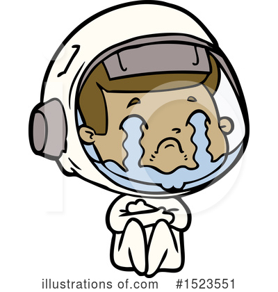 Royalty-Free (RF) Astronaut Clipart Illustration by lineartestpilot - Stock Sample #1523551