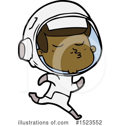 Royalty-Free (RF) Astronaut Clipart Illustration by lineartestpilot - Stock Sample #1523552