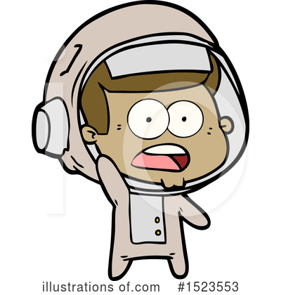 Royalty-Free (RF) Astronaut Clipart Illustration by lineartestpilot - Stock Sample #1523553