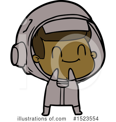 Royalty-Free (RF) Astronaut Clipart Illustration by lineartestpilot - Stock Sample #1523554