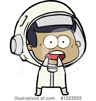 Royalty-Free (RF) Astronaut Clipart Illustration by lineartestpilot - Stock Sample #1523555
