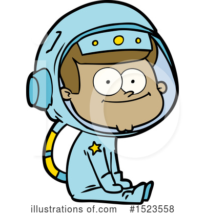 Royalty-Free (RF) Astronaut Clipart Illustration by lineartestpilot - Stock Sample #1523558