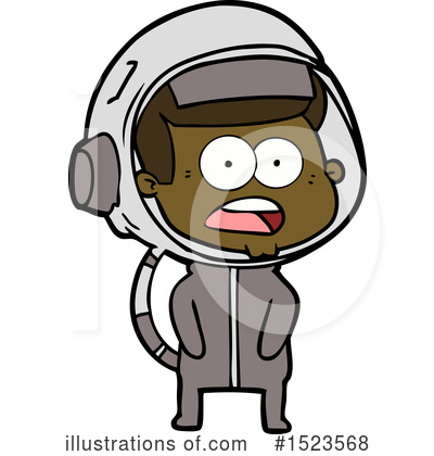 Royalty-Free (RF) Astronaut Clipart Illustration by lineartestpilot - Stock Sample #1523568