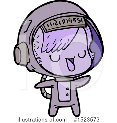 Royalty-Free (RF) Astronaut Clipart Illustration by lineartestpilot - Stock Sample #1523573