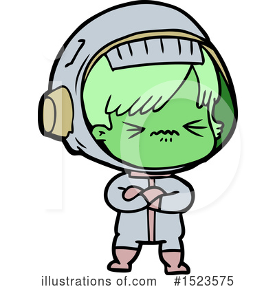 Royalty-Free (RF) Astronaut Clipart Illustration by lineartestpilot - Stock Sample #1523575