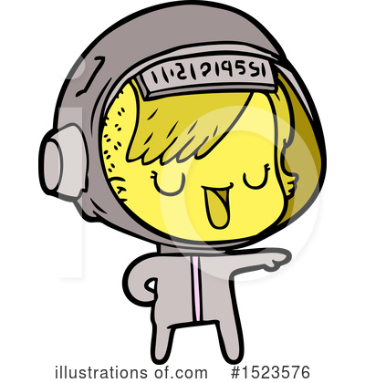 Royalty-Free (RF) Astronaut Clipart Illustration by lineartestpilot - Stock Sample #1523576