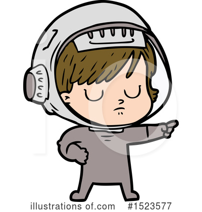 Royalty-Free (RF) Astronaut Clipart Illustration by lineartestpilot - Stock Sample #1523577