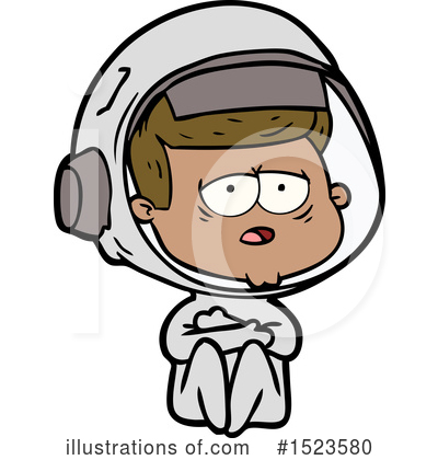 Royalty-Free (RF) Astronaut Clipart Illustration by lineartestpilot - Stock Sample #1523580
