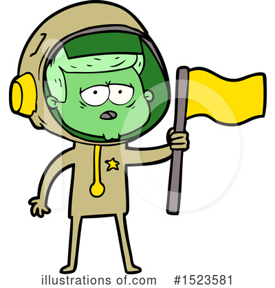 Royalty-Free (RF) Astronaut Clipart Illustration by lineartestpilot - Stock Sample #1523581