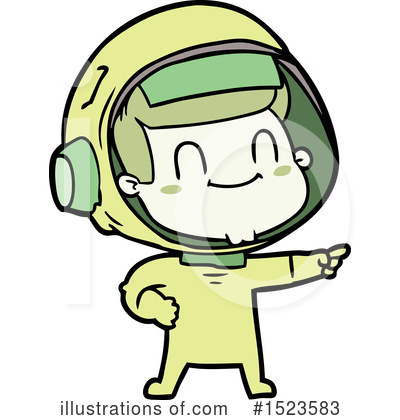 Royalty-Free (RF) Astronaut Clipart Illustration by lineartestpilot - Stock Sample #1523583