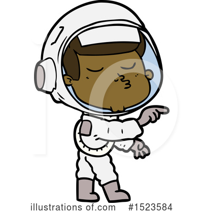 Royalty-Free (RF) Astronaut Clipart Illustration by lineartestpilot - Stock Sample #1523584