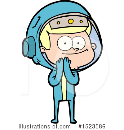 Royalty-Free (RF) Astronaut Clipart Illustration by lineartestpilot - Stock Sample #1523586