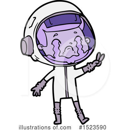 Royalty-Free (RF) Astronaut Clipart Illustration by lineartestpilot - Stock Sample #1523590