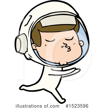 Royalty-Free (RF) Astronaut Clipart Illustration by lineartestpilot - Stock Sample #1523596