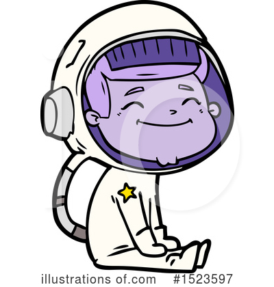 Royalty-Free (RF) Astronaut Clipart Illustration by lineartestpilot - Stock Sample #1523597
