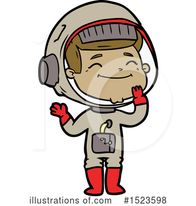 Royalty-Free (RF) Astronaut Clipart Illustration by lineartestpilot - Stock Sample #1523598