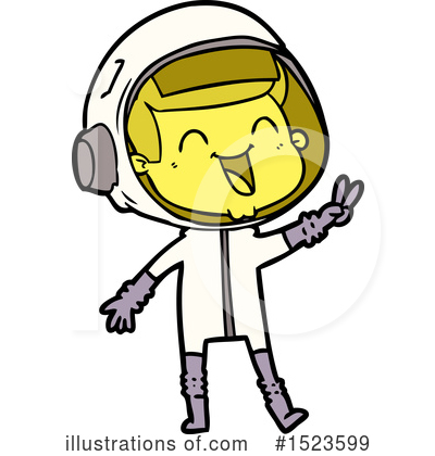Royalty-Free (RF) Astronaut Clipart Illustration by lineartestpilot - Stock Sample #1523599