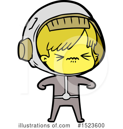 Royalty-Free (RF) Astronaut Clipart Illustration by lineartestpilot - Stock Sample #1523600
