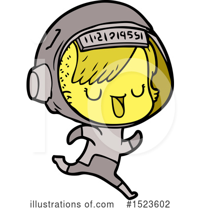 Royalty-Free (RF) Astronaut Clipart Illustration by lineartestpilot - Stock Sample #1523602