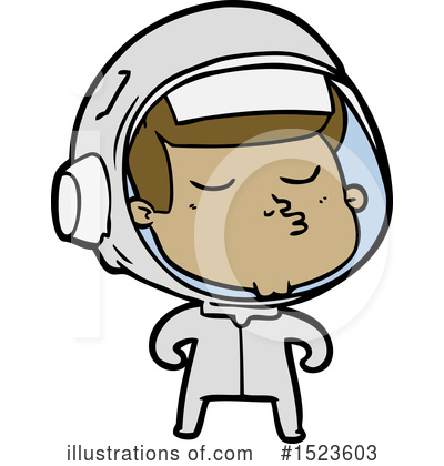 Royalty-Free (RF) Astronaut Clipart Illustration by lineartestpilot - Stock Sample #1523603