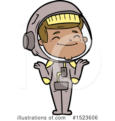 Royalty-Free (RF) Astronaut Clipart Illustration by lineartestpilot - Stock Sample #1523606