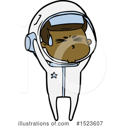 Royalty-Free (RF) Astronaut Clipart Illustration by lineartestpilot - Stock Sample #1523607