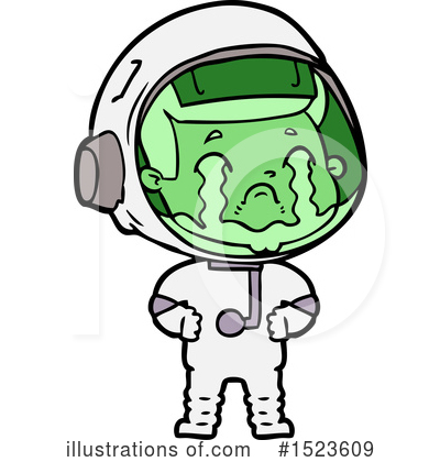 Royalty-Free (RF) Astronaut Clipart Illustration by lineartestpilot - Stock Sample #1523609