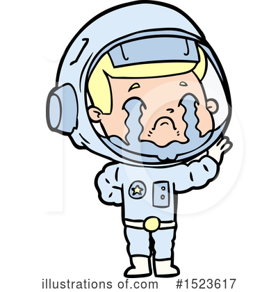 Royalty-Free (RF) Astronaut Clipart Illustration by lineartestpilot - Stock Sample #1523617