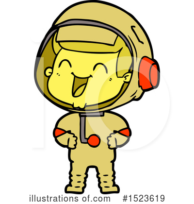 Royalty-Free (RF) Astronaut Clipart Illustration by lineartestpilot - Stock Sample #1523619