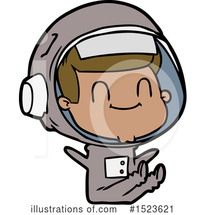 Royalty-Free (RF) Astronaut Clipart Illustration by lineartestpilot - Stock Sample #1523621