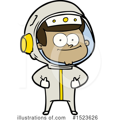 Royalty-Free (RF) Astronaut Clipart Illustration by lineartestpilot - Stock Sample #1523626