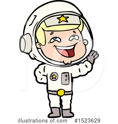 Royalty-Free (RF) Astronaut Clipart Illustration by lineartestpilot - Stock Sample #1523629