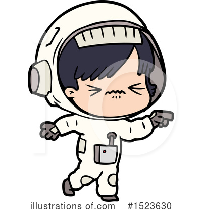 Royalty-Free (RF) Astronaut Clipart Illustration by lineartestpilot - Stock Sample #1523630