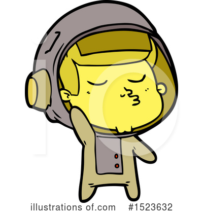 Royalty-Free (RF) Astronaut Clipart Illustration by lineartestpilot - Stock Sample #1523632