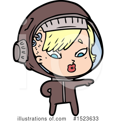 Royalty-Free (RF) Astronaut Clipart Illustration by lineartestpilot - Stock Sample #1523633