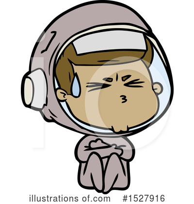 Royalty-Free (RF) Astronaut Clipart Illustration by lineartestpilot - Stock Sample #1527916