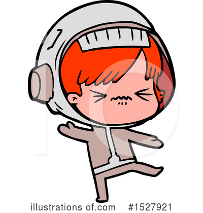 Royalty-Free (RF) Astronaut Clipart Illustration by lineartestpilot - Stock Sample #1527921