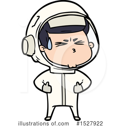 Royalty-Free (RF) Astronaut Clipart Illustration by lineartestpilot - Stock Sample #1527922
