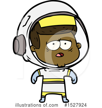Royalty-Free (RF) Astronaut Clipart Illustration by lineartestpilot - Stock Sample #1527924