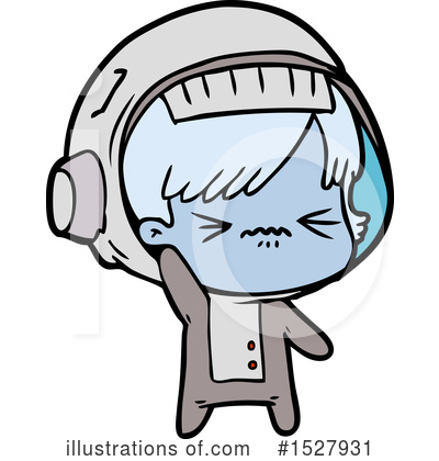 Royalty-Free (RF) Astronaut Clipart Illustration by lineartestpilot - Stock Sample #1527931