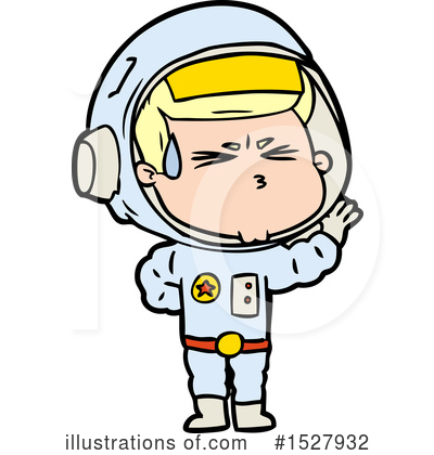 Royalty-Free (RF) Astronaut Clipart Illustration by lineartestpilot - Stock Sample #1527932