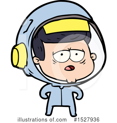 Royalty-Free (RF) Astronaut Clipart Illustration by lineartestpilot - Stock Sample #1527936