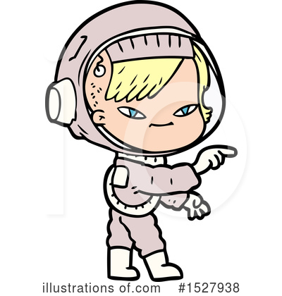 Royalty-Free (RF) Astronaut Clipart Illustration by lineartestpilot - Stock Sample #1527938