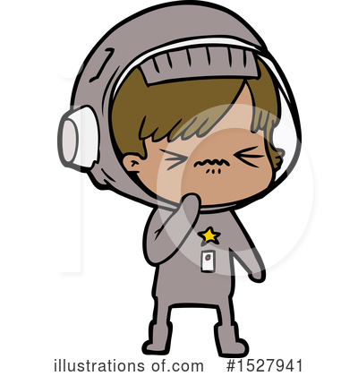 Royalty-Free (RF) Astronaut Clipart Illustration by lineartestpilot - Stock Sample #1527941