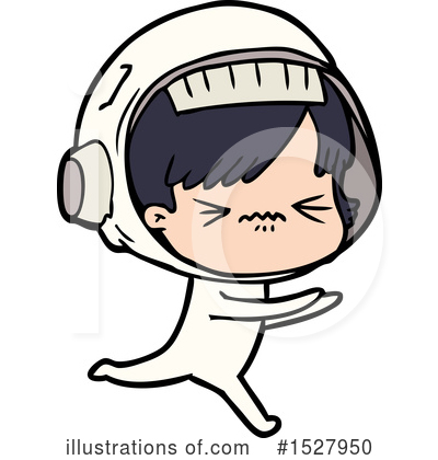 Royalty-Free (RF) Astronaut Clipart Illustration by lineartestpilot - Stock Sample #1527950