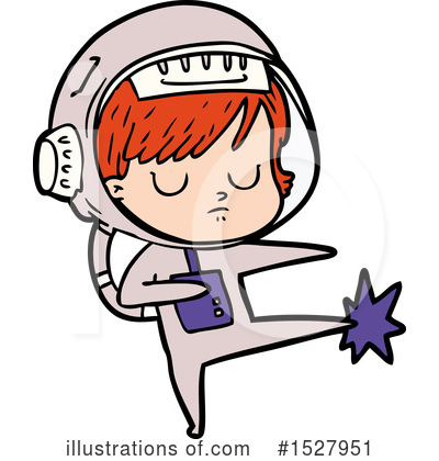 Royalty-Free (RF) Astronaut Clipart Illustration by lineartestpilot - Stock Sample #1527951