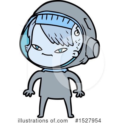 Royalty-Free (RF) Astronaut Clipart Illustration by lineartestpilot - Stock Sample #1527954