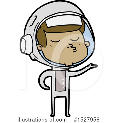 Royalty-Free (RF) Astronaut Clipart Illustration by lineartestpilot - Stock Sample #1527956