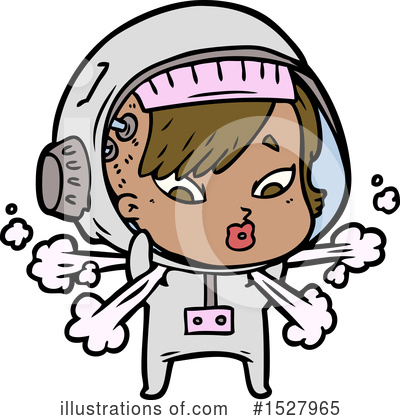 Royalty-Free (RF) Astronaut Clipart Illustration by lineartestpilot - Stock Sample #1527965