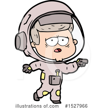 Royalty-Free (RF) Astronaut Clipart Illustration by lineartestpilot - Stock Sample #1527966